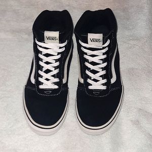 Vans Sk8-Hi Black/White - Size 7 Youth- Sk8 Hi - ID# 500714, Unisex